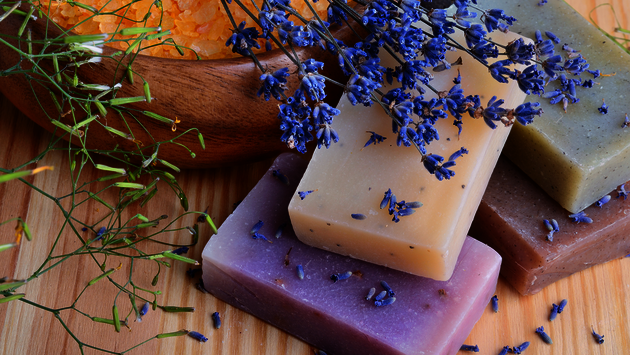 Seife mit Lavendel